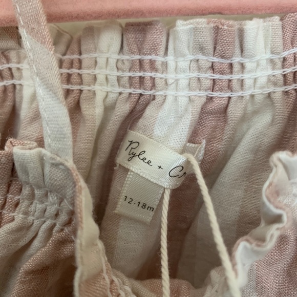 $90 Rylee Cru Set Ruffle Tube Top Flutter Bloomer - Picture 6 of 13